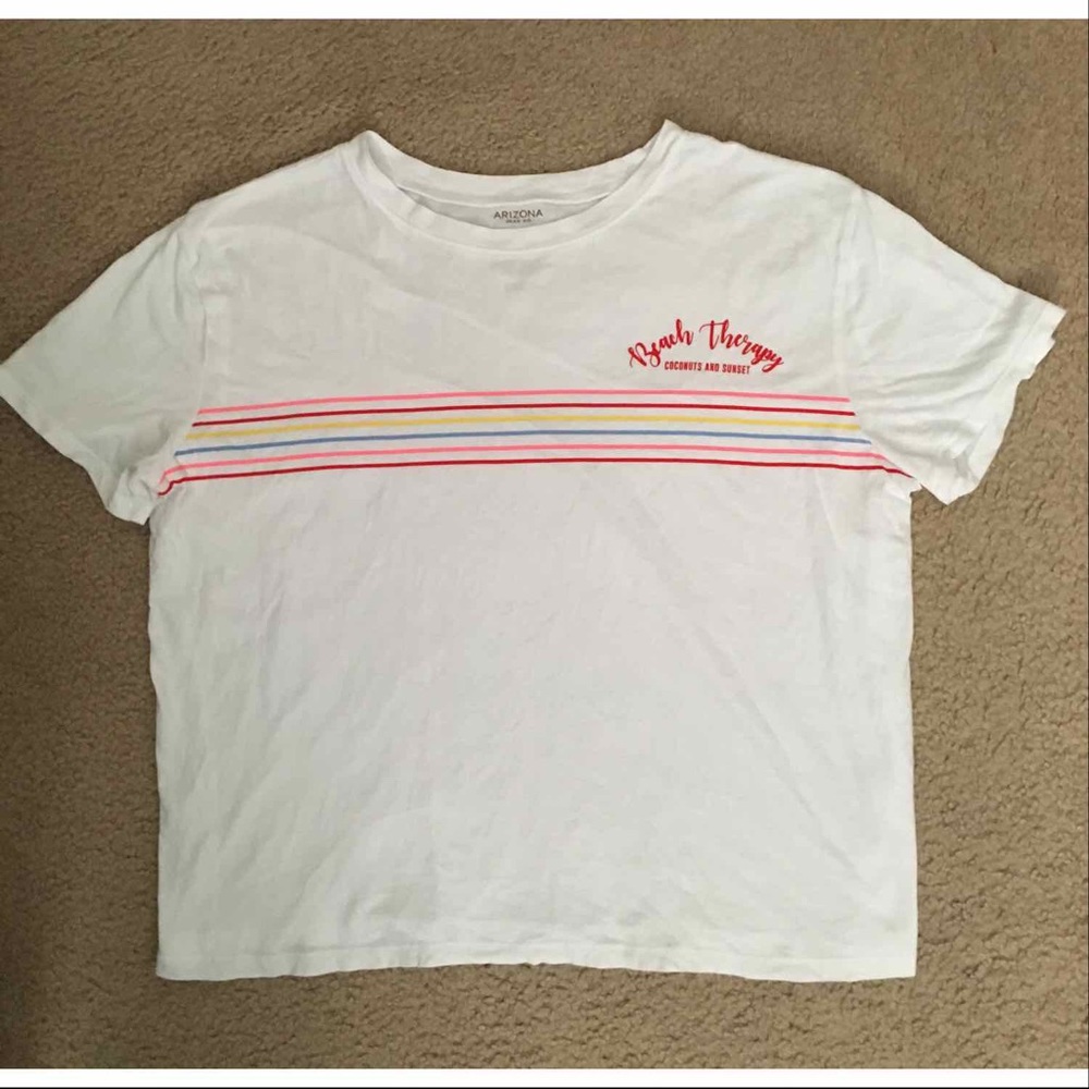 Arizona Jean Co. “Beach Therapy” White T-Shirt